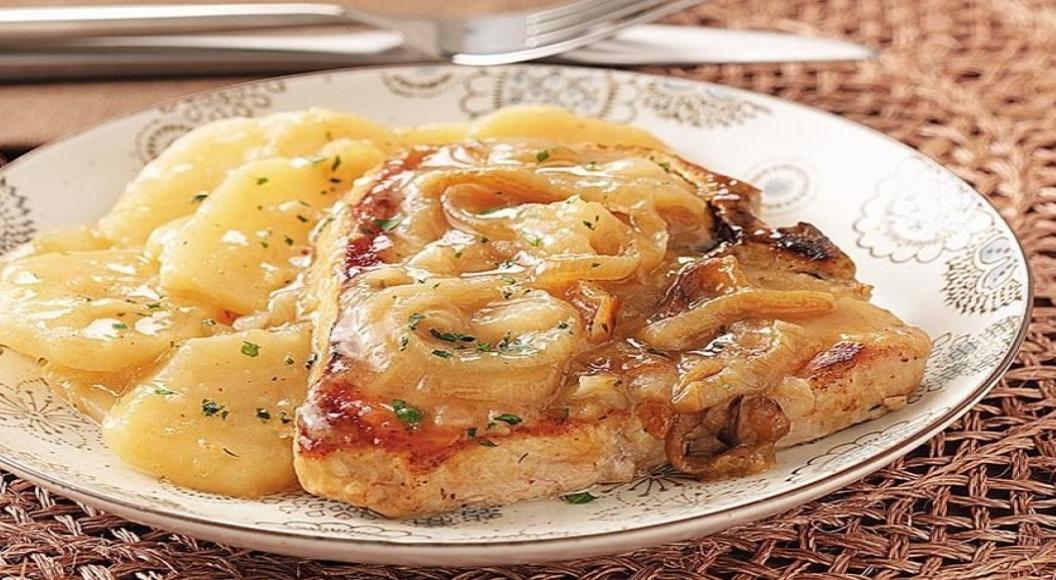 Pork Chops with Scalloped Potatoes